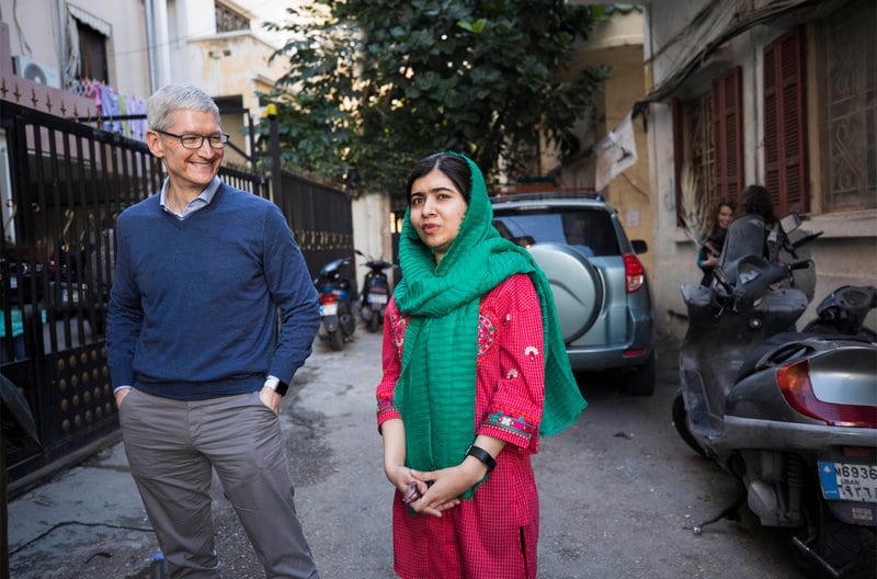 Tim Cook et Malala : Un partenariat pour l'éducation de 100 000 jeunes filles