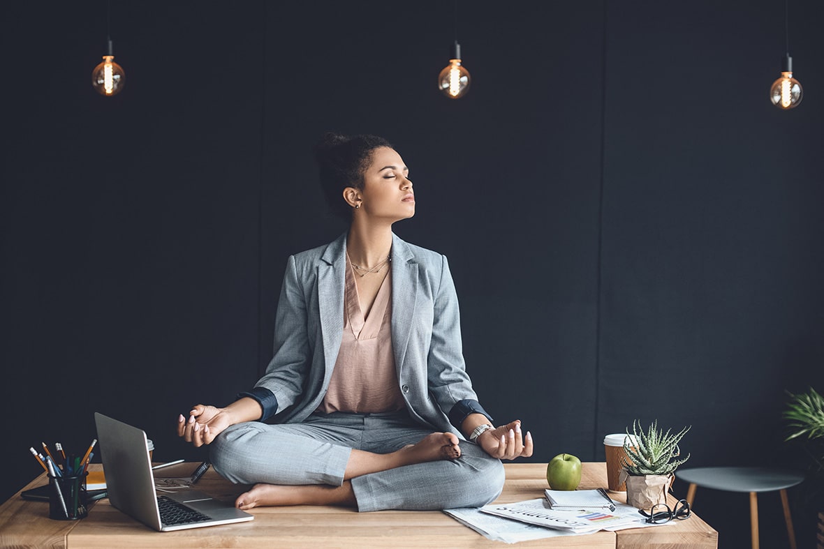 heureuse au travail