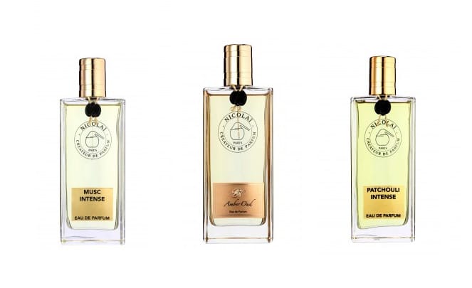 3 flacons de parfum Nicolai