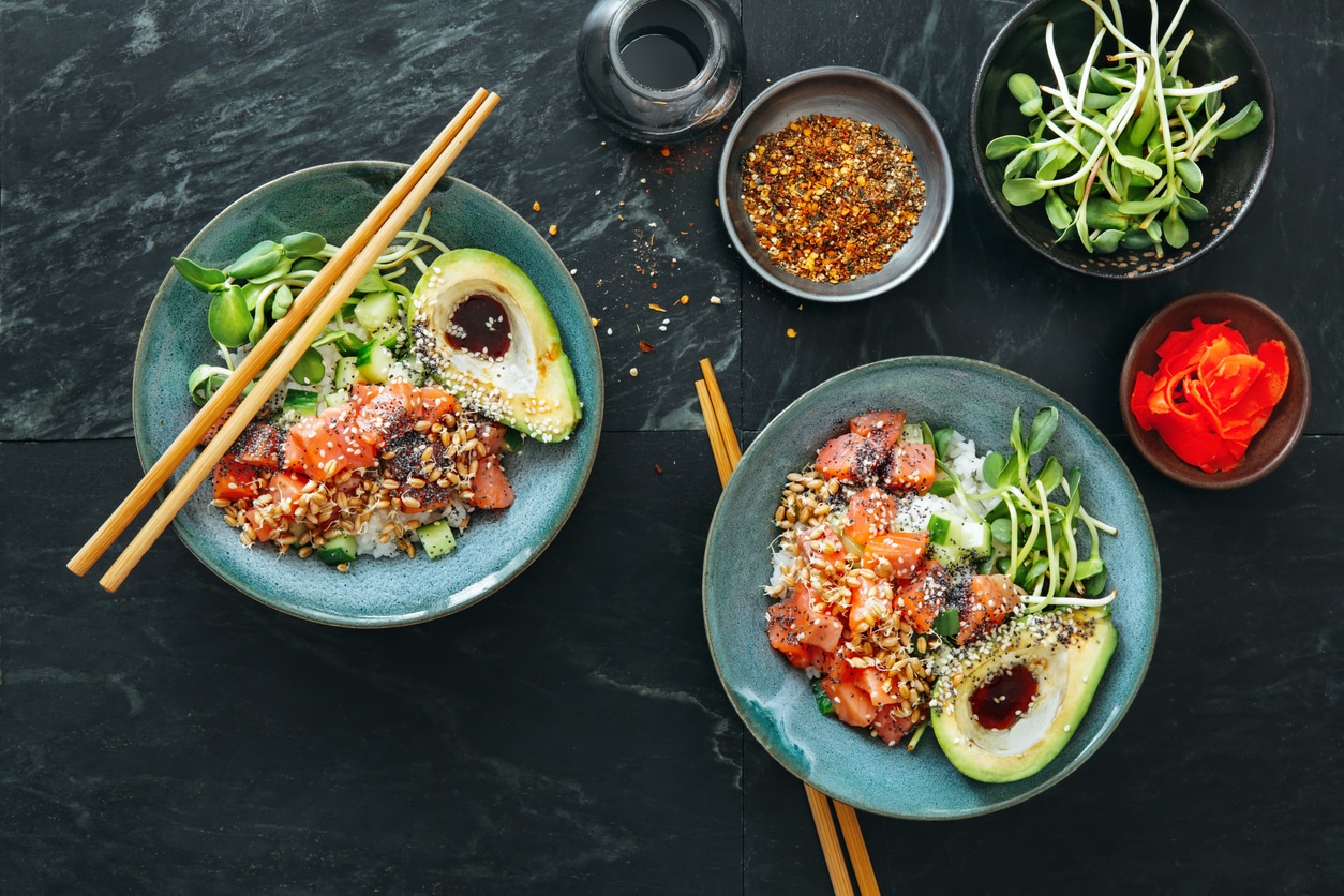 Poke Bowl au saumon