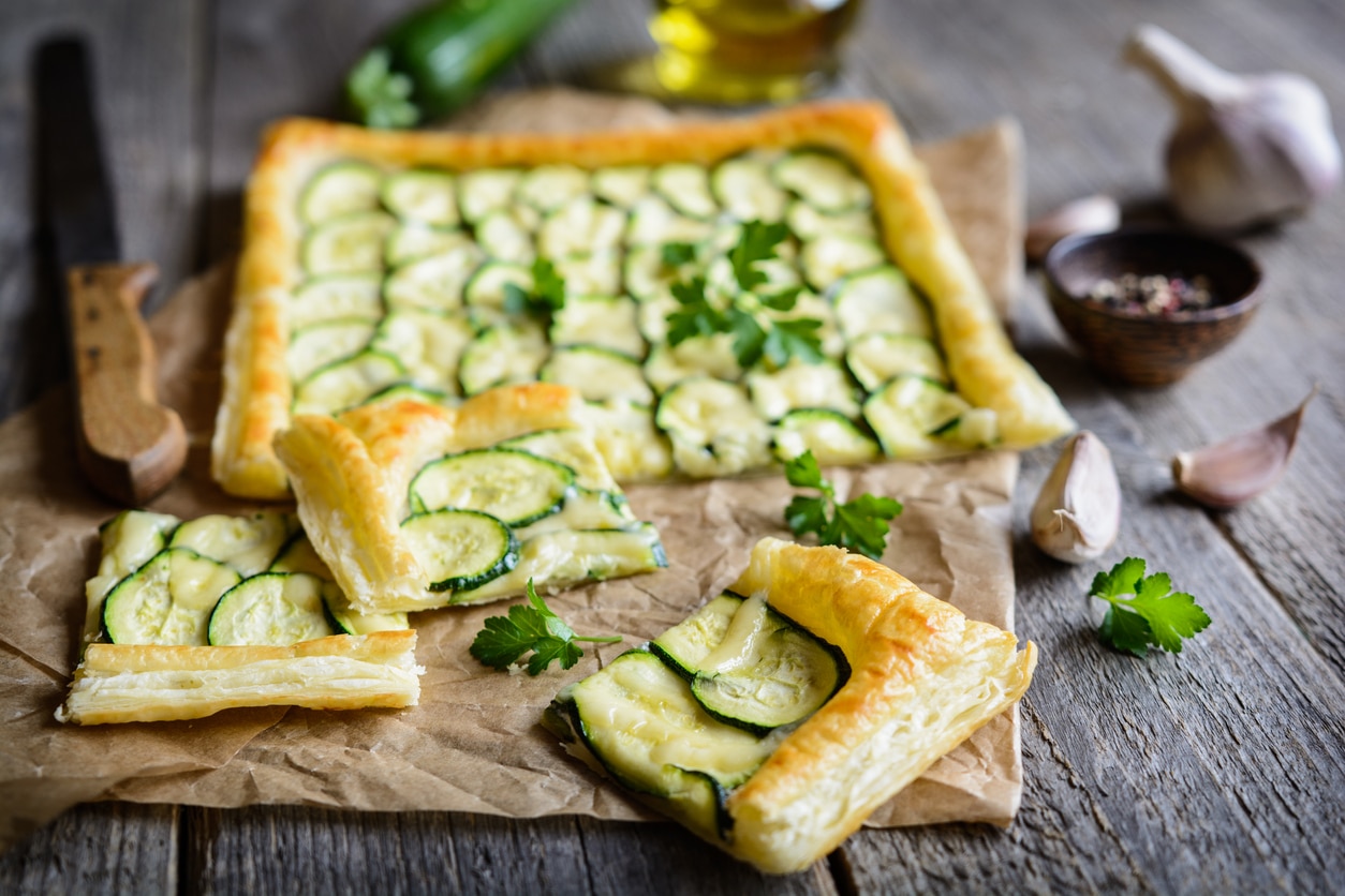 Tarte courgette