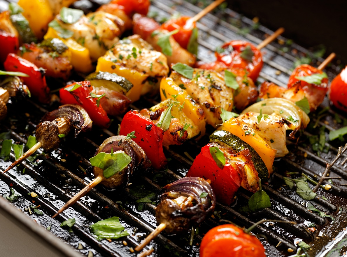 Brochettes d'agneau à la mangue