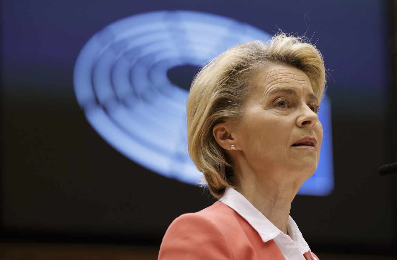 La présidente de la Commission européenne, Ursula von der Leyen s'exprime sur le "sofagate"