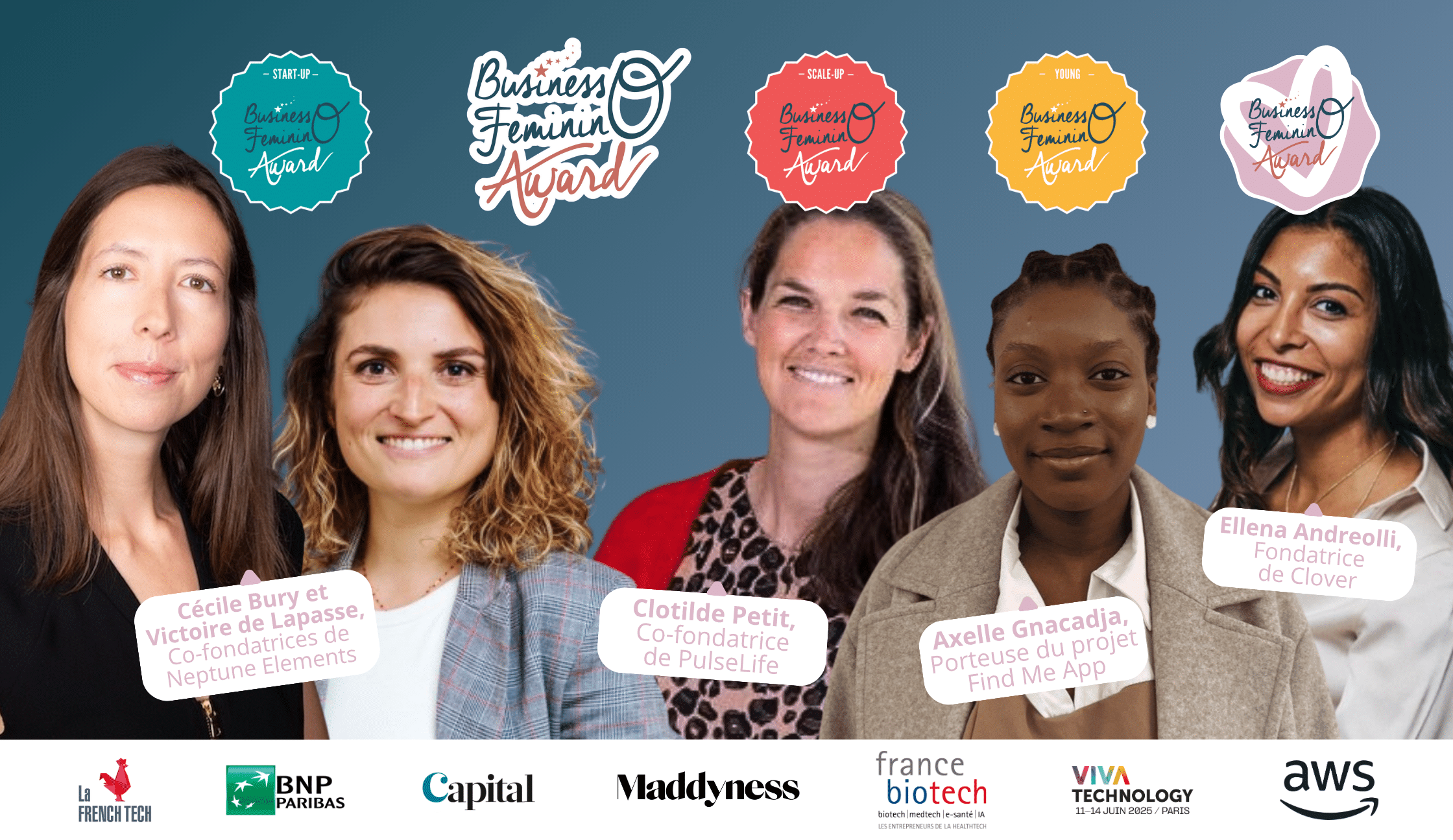 Lauréates Business O Féminin Awards 2025